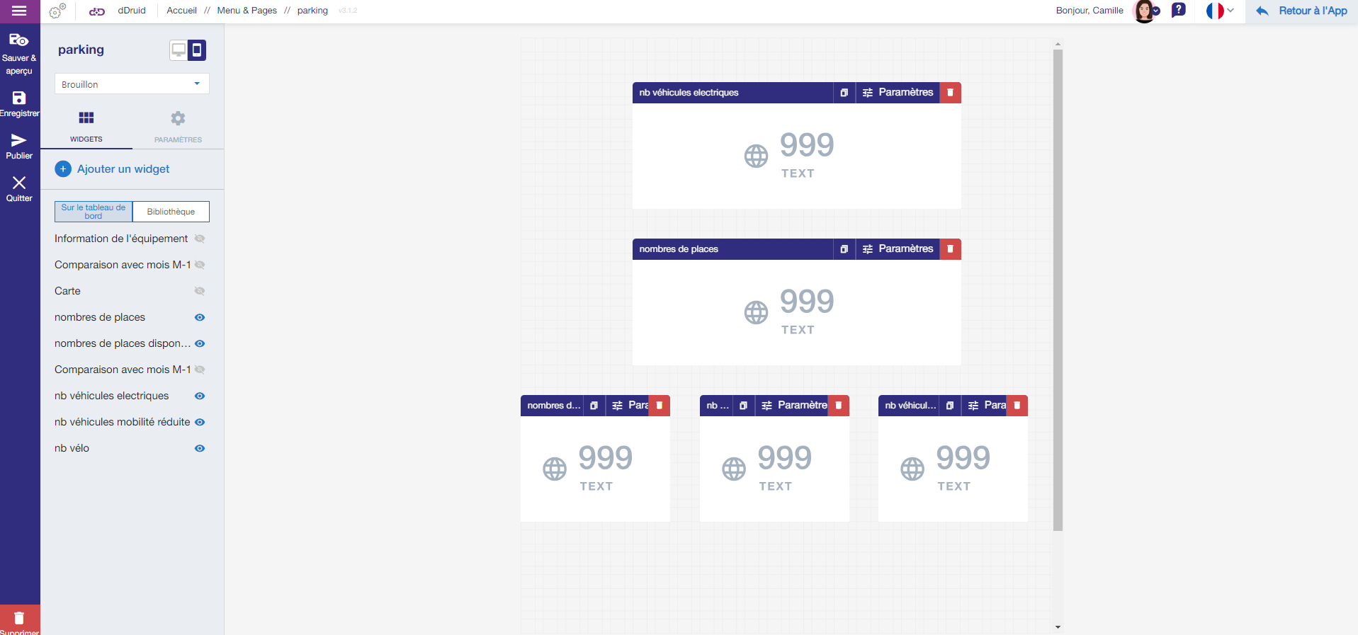 Gestion mode mobile